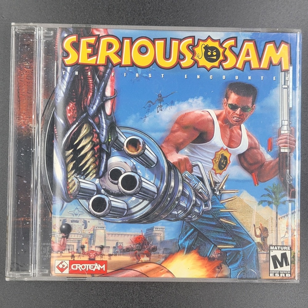 Serious Sam The First Encounter PC Game 2001 Gaming Y2k